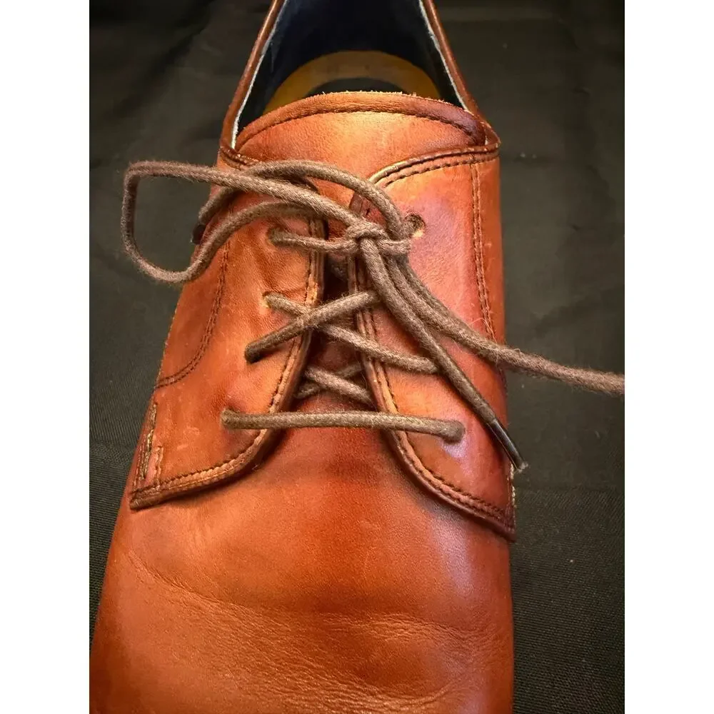 Cole Haan Men's Lenox Hill Cap Toe Dress Shoes British Tan Leather 10 Wide
